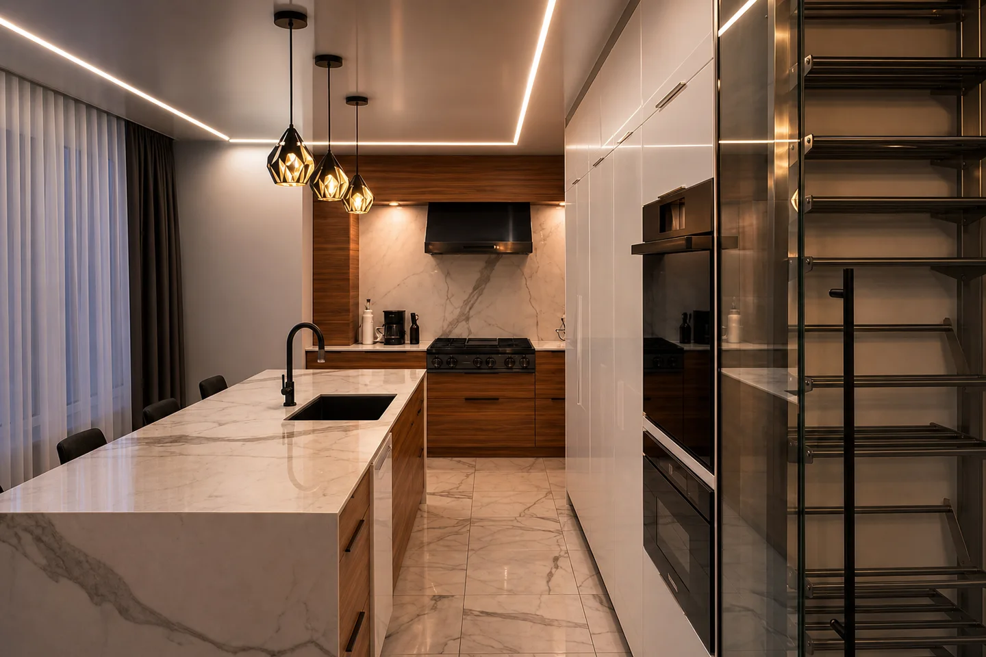 Editorial view of the modern suite interior at Lofts 1325 in Val-d'Or